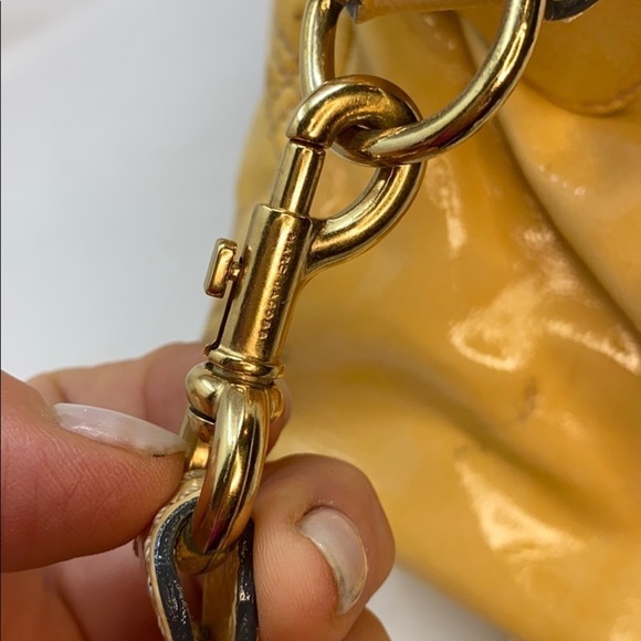 Marc Jacobs Julianne Yellow Patent Leather Bag - Picture 13 of 16